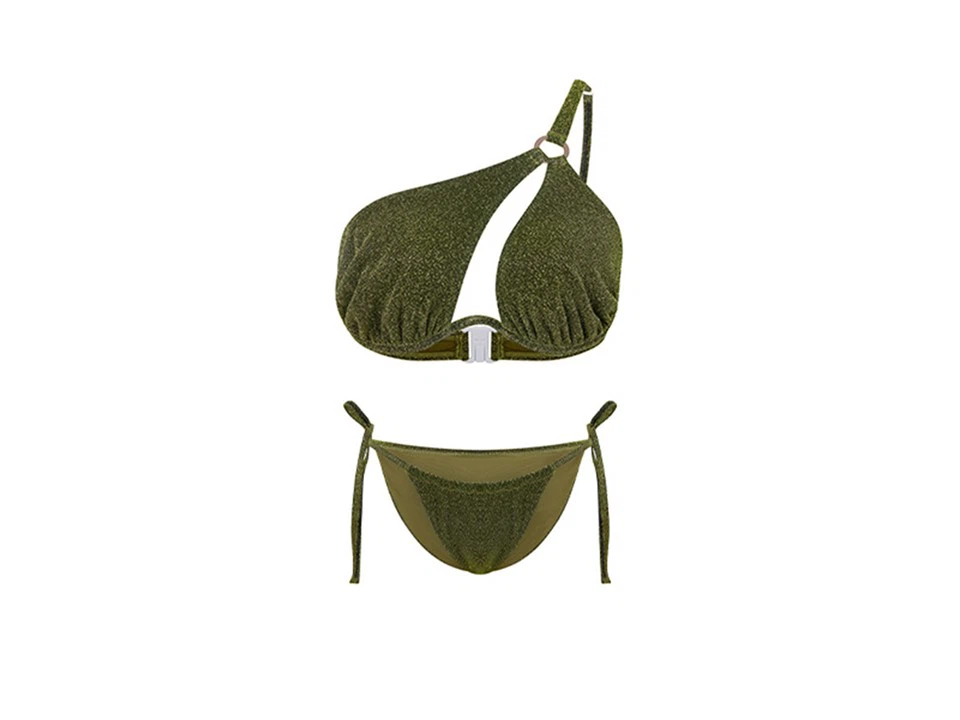 Zeleni Bandeau bikini set